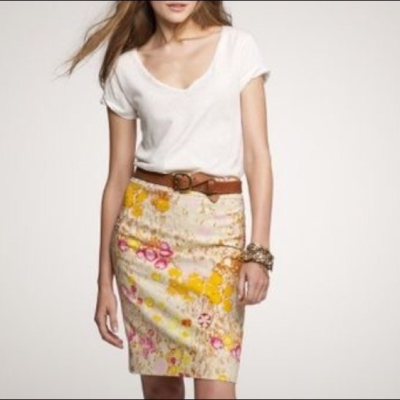 J. Crew Dresses & Skirts - J. Crew sunshine peony skirt